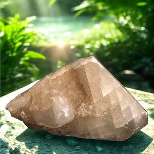 Raw Clear Quartz Crystal | 705g Natural Quartz Specimen ✨